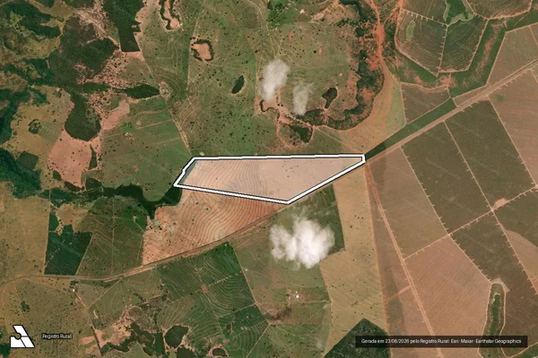 Imagem de satélite de Fazenda Barreiro - Gleba B - Matrícula 8410 ? ÁREA 05 em Inocência - MS