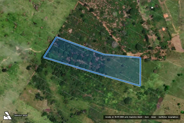 Imagem de satélite de FAZENDA SÃO JOÃO II - GLEBA A - GLEBA A em Ibicuí - BA