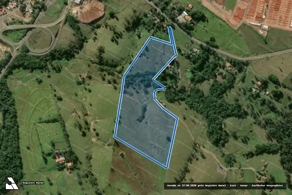 Imagem de satélite de FAZENDA ESTRELA - Gleba A em Jacarezinho - PR