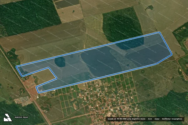 Imagem de satélite de FAZENDA MORADA NOVA - Parte 1 em Rurópolis - PA