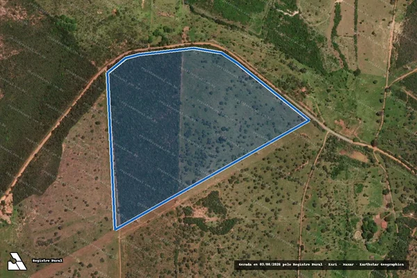 Imagem de satélite de Fazenda Vargem do Retiro - Gleba 01 em Montes Claros - MG