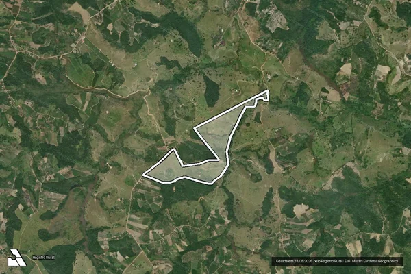 Imagem de satélite de FAZENDA SANTO ANTÔNIO - MAT 324 em Santo Antônio de Jesus - BA