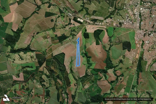 Imagem de satélite de Fazenda Santa Cecília - Parte 1 em Avaré - SP