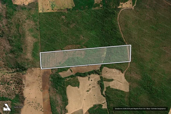 Imagem de satélite de Fazenda São Pedro -  Pt. Rem. Lote 68, 19ª etapa, Lot. Araguacema em Dois Irmãos do Tocantins - TO