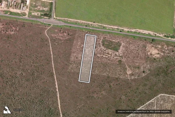 Imagem de satélite de Fazenda Santa Cruz V - Fazenda Santa Cruz ? Chácara 02 em Barreiras - BA
