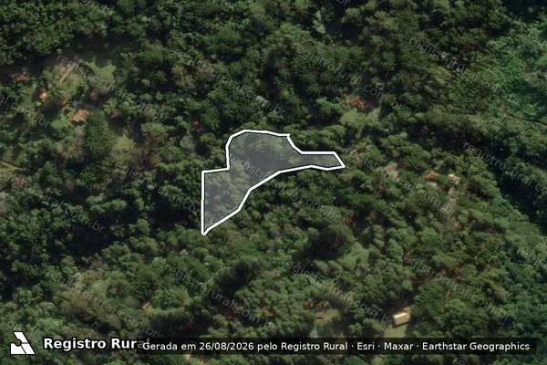 Imagem de satélite de FAZENDA RANCHO ALEGRE em São Bento do Sapucaí - SP
