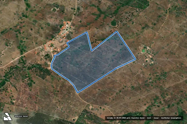 Imagem de satélite de FAZENDA TRÊS MENINOS - FAZENDA TRÊS MENINOS em Rafael Jambeiro - BA