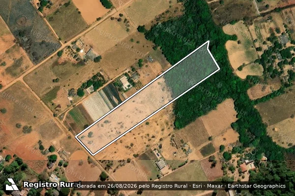 Imagem de satélite de FAZENDA MARIA TEODORA E COIVANCA - CHÁCARA 36 em Novo Gama - GO