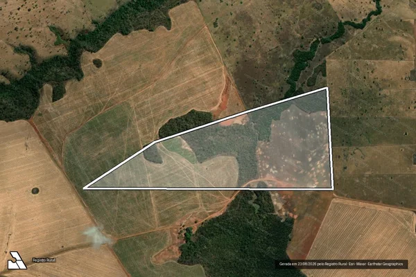 Imagem de satélite de LOTE 158 E LOTE 158-A DO LOTEAMENTO MEARIM FLS 3-C - GLEBA MIRANORTE em Miranorte - TO
