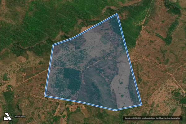 Imagem de satélite de Fazenda Palmeirinha Data Riacho Fundo - Parte 1 em Carolina - MA