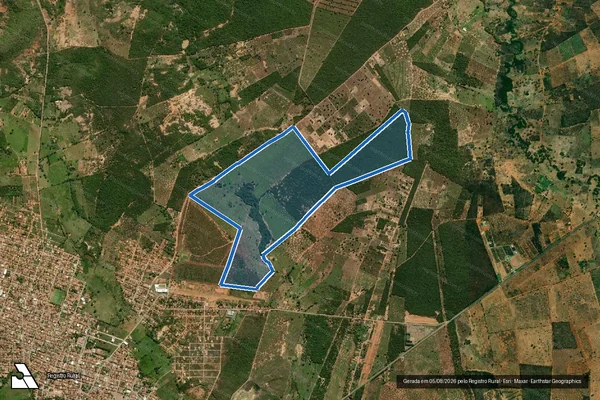 Imagem de satélite de FAZENDA ALIANÇA - FAZENDA ALIANÇA - GLEBA B em Santana - BA