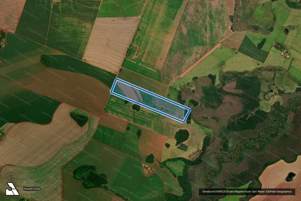 Imagem de satélite de Fazenda Tagy - Parte 1 em Aral Moreira - MS