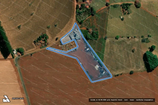 Imagem de satélite de Fazenda Sacorro ou Gordura, Lageado, Lagoa Velha, Sapé, Campo Bonito, Mata Burros, Gruta das Canoas e Gordura dos Creoulos, luga - Parte 1 em Lagoa Formosa - MG