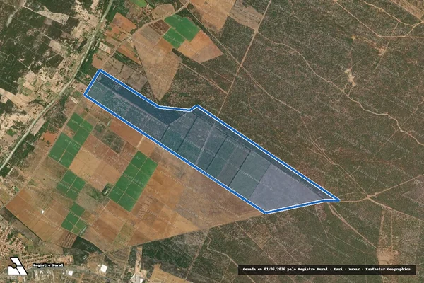 Imagem de satélite de Fazenda Casa Nova - Parcela 1 em Xique-Xique - BA