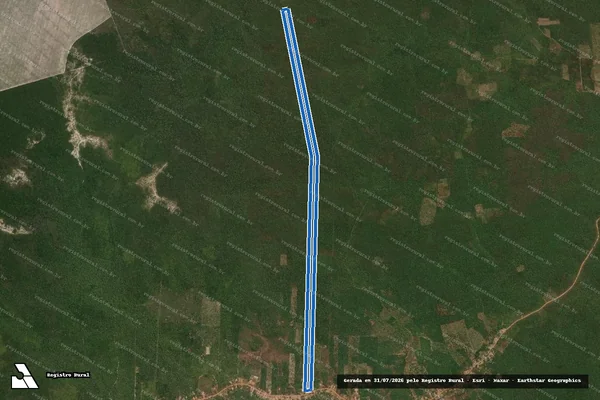 Imagem de satélite de Fazenda Barro Vermelho - Parcela 1 em Caxias - MA