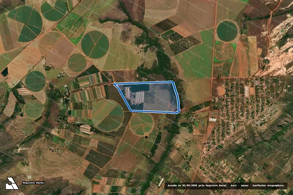 Imagem de satélite de Fazenda Olhos D Água - Parcela 1 em Padre Bernardo - GO