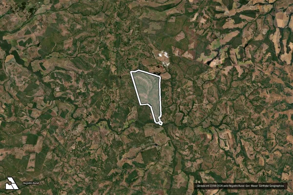 Imagem de satélite de FAZENDA BERIMBAU - GLEBA A MATRICULA 1.067 em Aliança do Tocantins - TO