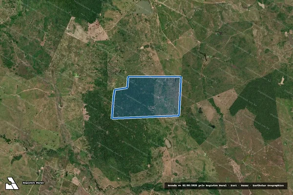 Imagem de satélite de FAZENDA CONJUNTO PALMEIRÃO - 001 em Itapetinga - BA