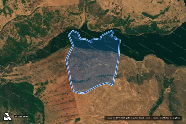 Imagem de satélite de Fazenda Pirapitinga dos Monteiros / Gleba 02 em Campo Alegre de Goiás - GO