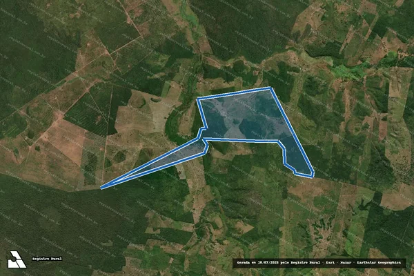 Imagem de satélite de FAZENDA SAMBAÍBA / 001 em Tuntum - MA