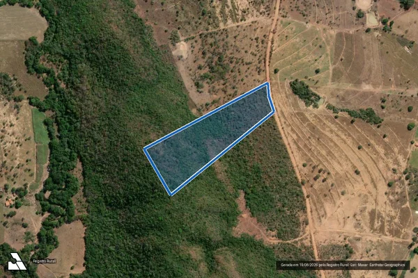 Imagem de satélite de FAZENDA COLUMBIA - Parte 3 em Unaí - MG