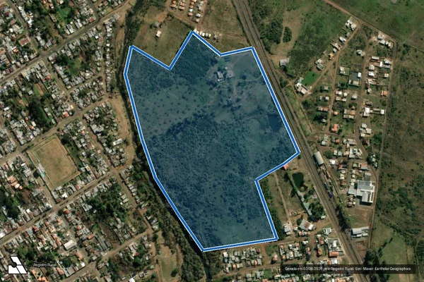 Imagem de satélite de Granja Padre Reus / Parte 1 em Quaraí - RS