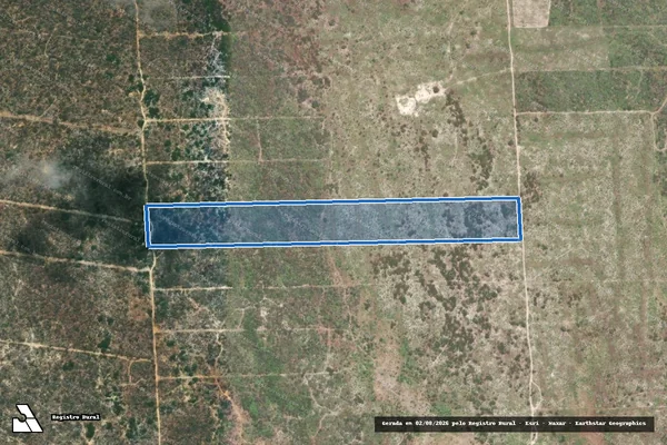 Imagem de satélite de PROJETO DE ASSENTAMENTO BOM JESUS ? LOTE 23 - Parte 1 em Jandaíra - RN