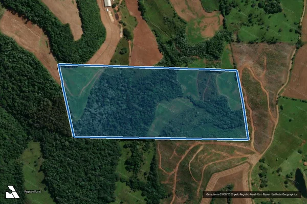Imagem de satélite de COLONIA VALDECIR - Parte 1 em Vargem Bonita - SC
