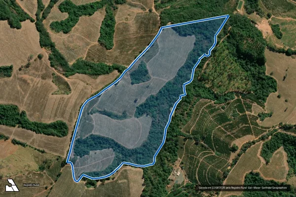 Imagem de satélite de FAZENDA DOS COQUEIROS - Parcela 1 em Nepomuceno - MG