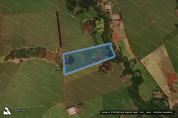 Imagem de satélite de Faz Três lagoas - PARTE 1 em Sidrolândia - MS