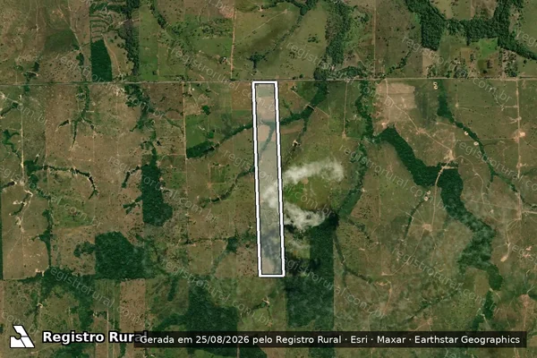Imagem de satélite de Lote 25-A, da Gleba 38, do PICOP - LOTE 25-A em Ji-Paraná - RO