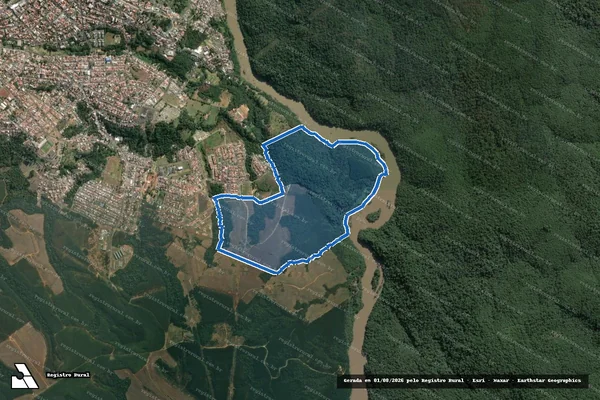 Imagem de satélite de Fazenda Recanto Feliz - Matricula 40 em Telêmaco Borba - PR