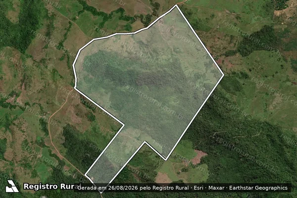 Imagem de satélite de FAZENDA SERRA GRANDE VII IX X - GLEBA B em São Félix do Xingu - PA