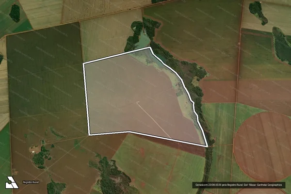 Imagem de satélite de FAZENDA CAMPO ALEGRE - PRIMAVERA - PARTE 1 em Paraúna - GO
