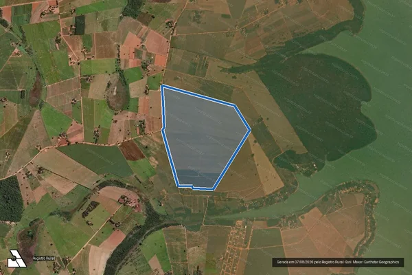 Imagem de satélite de FAZENDA SANTA HELENA II - Gleba A1 em Promissão - SP