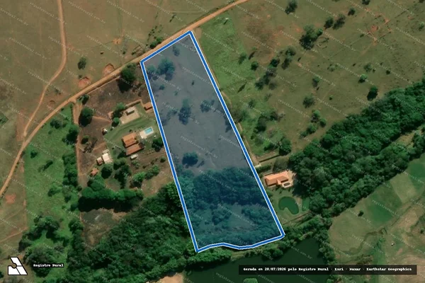 Imagem de satélite de FAZENDA ÁGUA DO VEADO - GLEBA B em Piratininga - SP