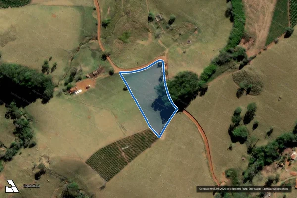 Imagem de satélite de SITIO PONTE ALTA - Parcela 1 em Bueno Brandão - MG