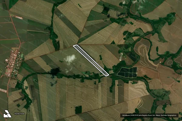 Imagem de satélite de GLEBA MASSAPE - LOTE 316-A - Parte 1 em Assis Chateaubriand - PR