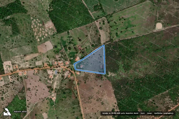 Imagem de satélite de FAZENDA NEGRA MINA - FAZENDA NEGRE MINA em Tabocas do Brejo Velho - BA