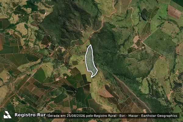 Imagem de satélite de FAZENDA SANTA LUZIA - GLEBA 1 em Ibiraci - MG