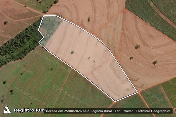 Imagem de satélite de FAZENDA SANTO ANTONIO - PARTE 02 em José Bonifácio - SP