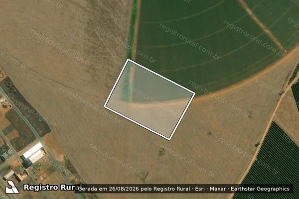 Imagem de satélite de FAZENDA GLÓRIA - Gleba J em Rio Paranaíba - MG