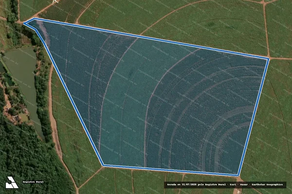 Imagem de satélite de FAZENDA SANTA TEREZINHA I - GLEBA B em Santa Ernestina - SP