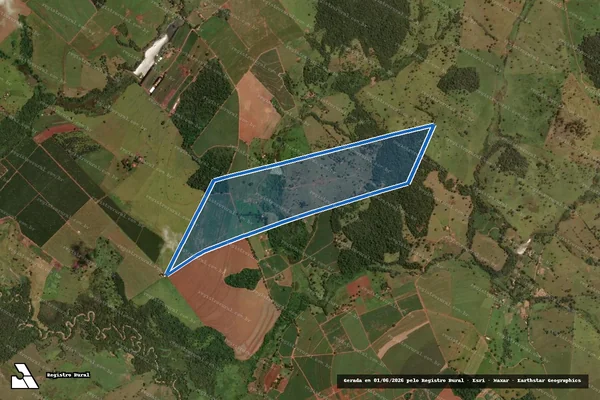 Imagem de satélite de SÍTIO NOVA ERA - Parcela 1 em Brazabrantes - GO