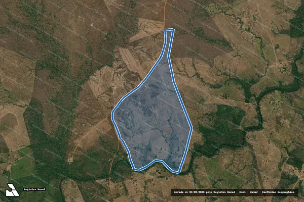 Imagem de satélite de FAZENDA SÃO JOSÉ - 001 em Carolina - MA