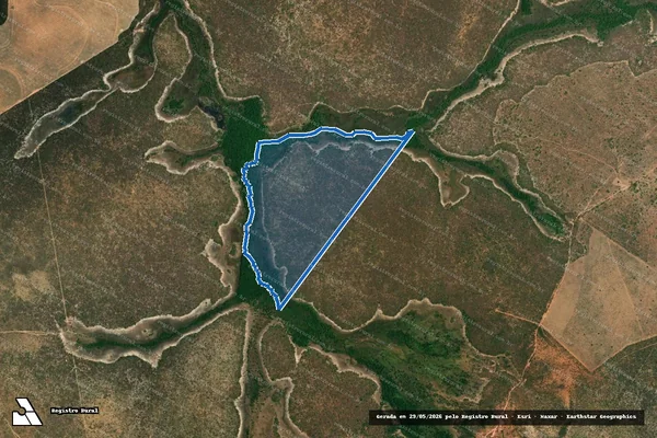 Imagem de satélite de FAZENDA  GROTÃO - Parte 1 em Sítio d'Abadia - GO