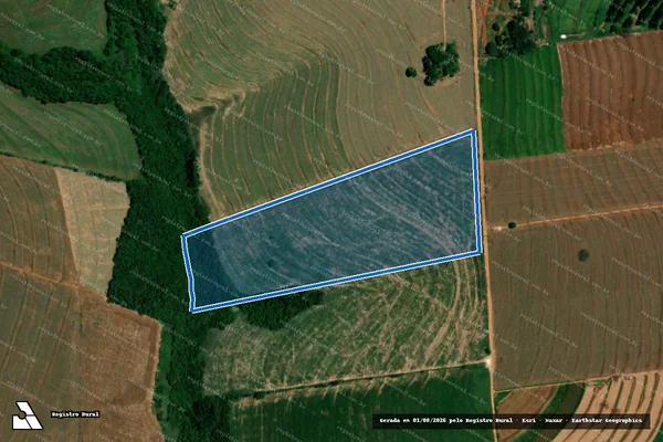 Imagem de satélite de Lote Rural n° 18, da Gleba Atlântida, Bairro Sandir, 1° Parte, Estrada João Carvalho, Corrego Tamandaré - Lote Rural n° 18, da Gleba Atlântida, Bairro Sandir, 1° Parte, Estrada João Carvalho, Corrego Tamandaré em Iporã - PR