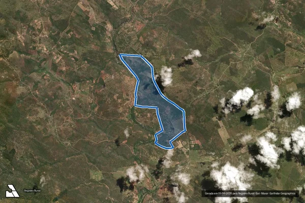 Imagem de satélite de Fazenda Porteirinha-Parte 1 - Parte 1 em Encruzilhada - BA