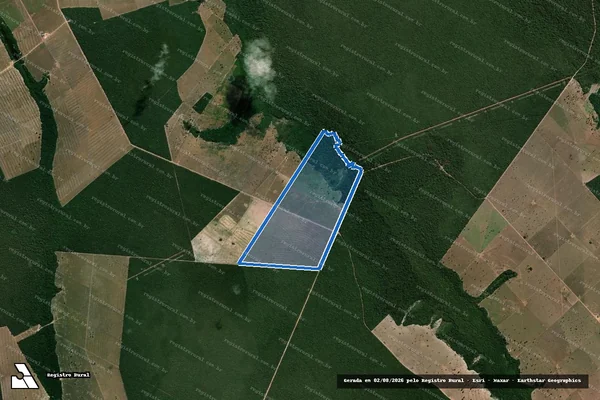 Imagem de satélite de Fazenda Arara Azul em Barra do Bugres - MT
