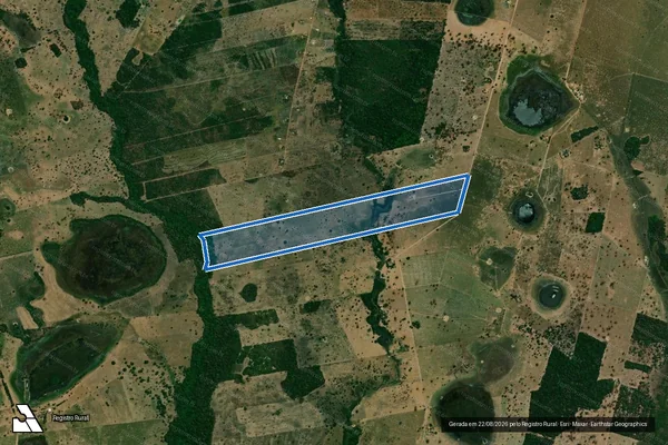 Imagem de satélite de FAZENDA SÃO PAULO - 001 em Cáceres - MT
